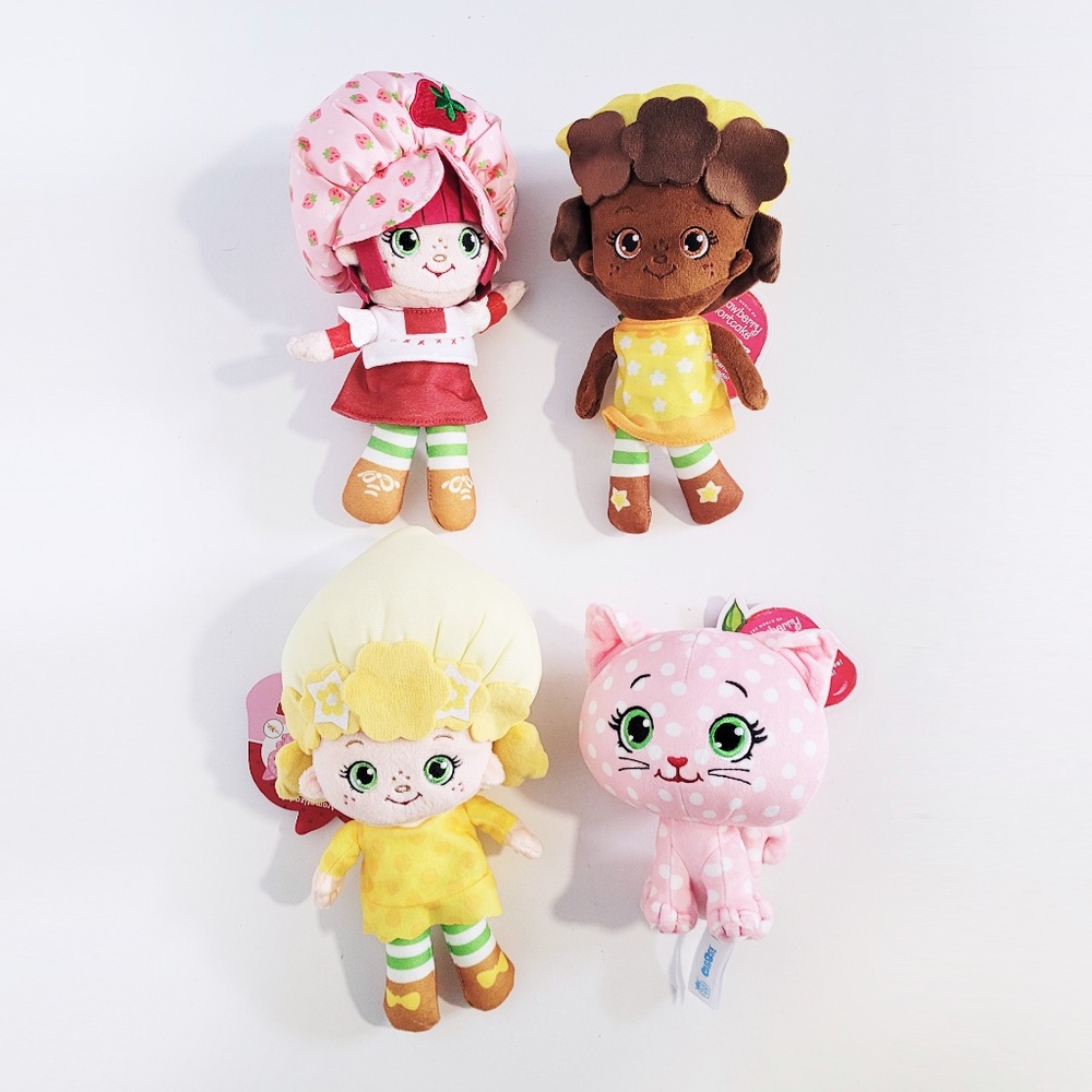 Strawberry Shortcake 40th Anniversary 8" Plush - Lot of 4 BNWT